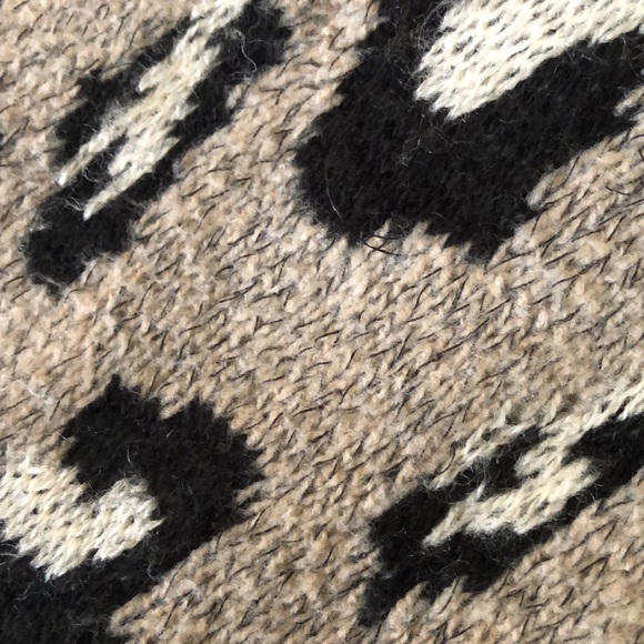 Nine West Comfy leopard print with pockets sweater duster - Picture 6 of 11